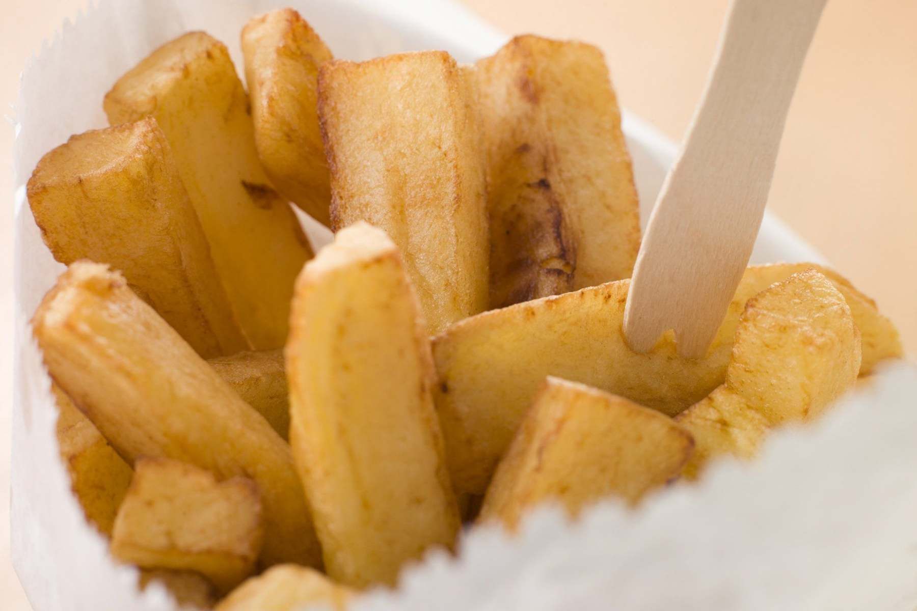 Homemade chips from Evans and Clark grocery store, The Uplands shops, Rogerstone