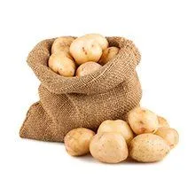Potatoes at Evans and Clark greengrocer Rogerstone