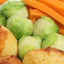 Brussels sprouts at Evans and Clark greengrocer Rogerstone